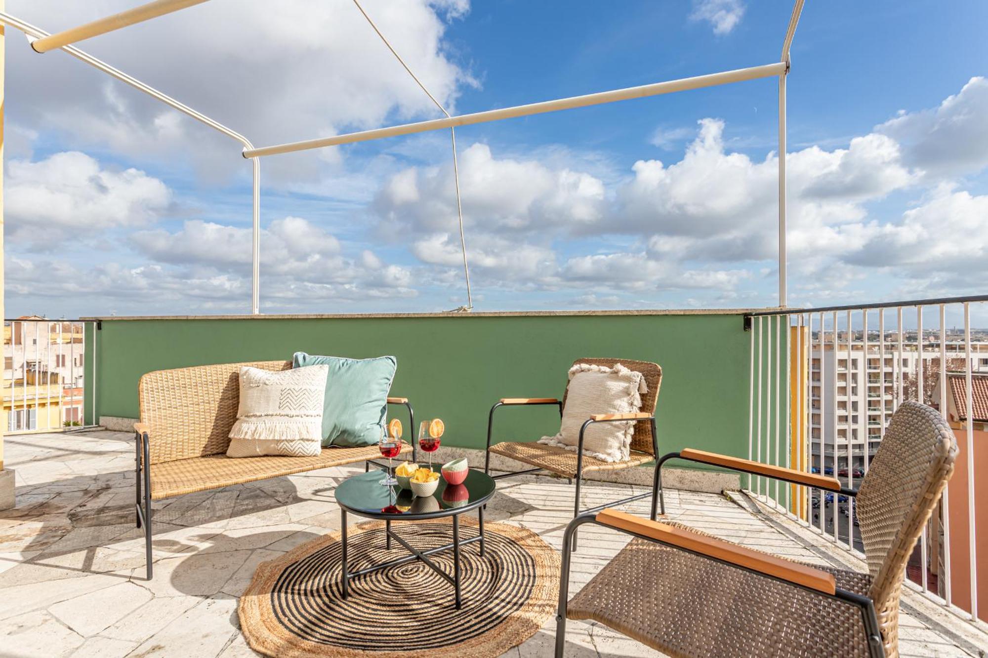 דירות Viola Penthouse With Rome Panoramic View מראה חיצוני תמונה
